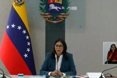 La vicepresidenta ejecutiva de Venezuela, Delcy Rodríguez