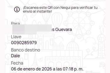 La consignación de una víctima esta semana. No le volvieron a responder y la bloquearon.