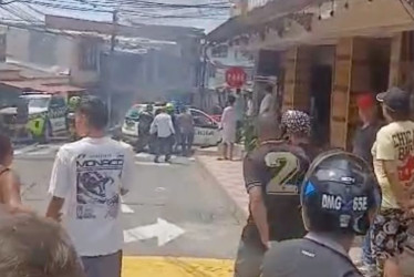 La balacera que alertó a los habitantes del sector fue producto de un intercambio de disparos entre integrantes del esquema y los presuntos delincuentes. 