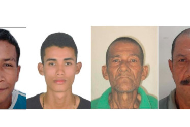 Los cuerpos de los cuatro ciudadanos permanecen en Medicina Legal, a la espera de que sus familiares los reclamen.