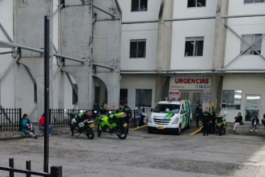 Al lesionado lo llevaron de urgencia al SES Hospital Universitario de Caldas.