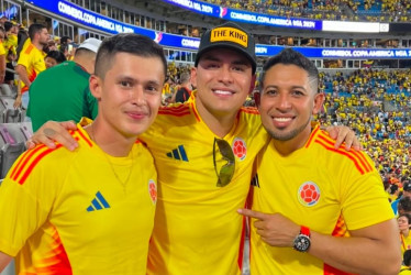 Jefferson Osorio, Yeison Jiménez y Oscar Marín en un partido de la Copa América 2024 