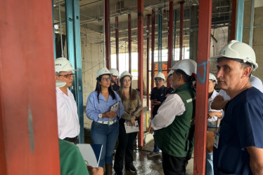 La Contraloría verificó el avance de las obras del Laboratorio de Salud Pública del Quindío.