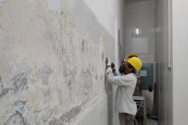 Fotos I Cortesía Alcaldía de Palestina I LA PATRIA  La lCentral de Sacrificio y la Casa de la Cultura toman forma con las inversiones de la Alcaldía. 