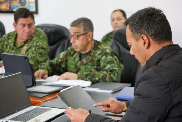  El ministro de Defensa Pedro Sánchez participó del segundo Consejo Extraordinario de Seguridad Nacional, presidido por el presidente, Gustavo Petro,