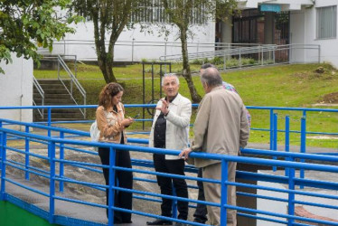 Foto I Cortesía Unal I LA PATRIA  Wenceslao Martín Rosales, director de Cooperación al Desarrollo de la Universidad de Granada, visitó Manizales, donde habló de temas como hidrología.
