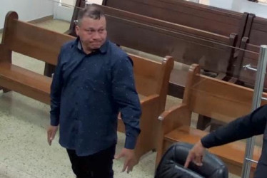 Foto| LA PATRIA  Jhon Mauricio Duarte Sandoval aceptó cargos.