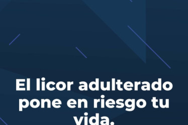 Imagen I Cortesía Alcaldía de Manizales I LA PATRIA  Comprar licor en sitios reconocidos y revisar que el sello esté completo para evitar que se presenten intoxicaciones son recomendaciones de la Secretaría de Salud de Manizales. 