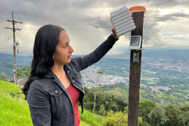 Las estaciones permiten el monitoreo permanente de las condiciones climáticas en el Quindío.