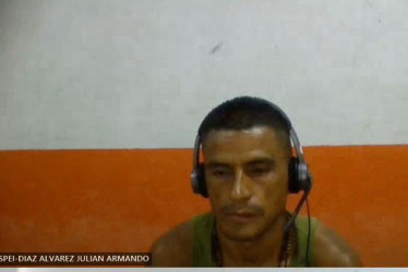 El condenado, Julián Armando Díaz.