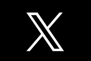 Logo de la red social X, que estuvo caída este viernes por alrededor de una hora.