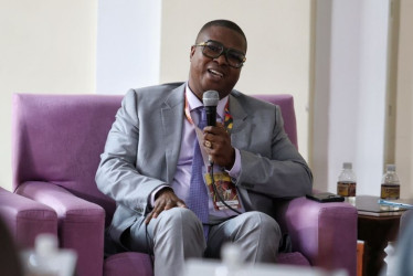 Daniel Garcés Carabalí, exembajador colombiano en Ghana.