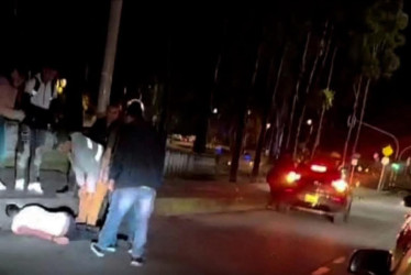 Este es el punto donde ocurrió el accidente.