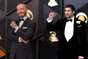 J Balvin y Bad Bunny