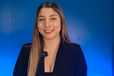  Laura Camila Donado Mazo, durante su visita a las instalaciones de LA PATRIA. 