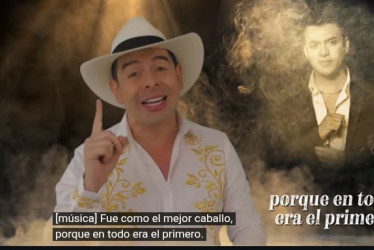 El caldense Yeison Jiménez está entre los artistas en el cielo homenajeados