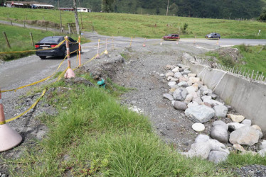 Así se ven varios de los tramos que quedaron pendientes en la vía a Gallinazo.