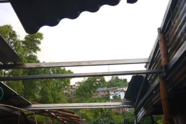 Destechamientos en Salamina por las lluvias