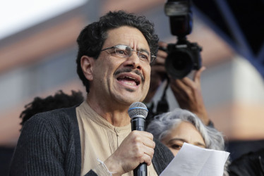 Iván Cepeda en Bogotá.