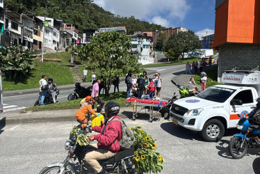En la glorieta de Bengala (Manizales) ocurrió el accidente.