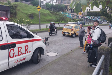 El dictamen inicial es de trauma en cadera izquierda y en testículos. Lo llevaron al SES Hospital de Caldas.