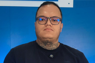 Diego Alejandro Pareja Rendón, candidato a la Cámara por Caldas, durante su visita a LA PATRIA. 