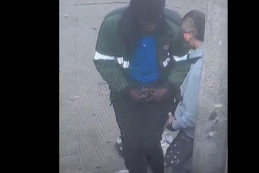 Momento de la venta del estupefaciente.