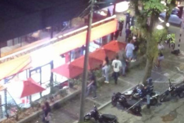 El atentado sicarial ocurrió el sábado (21 de febrero) en la calle 21 con carrera 17 de Pereira 
