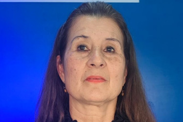 Luz Stella Valencia Salgado, durante su visita a las instalaciones de LA PATRIA. 