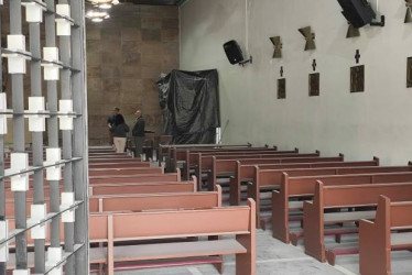 --P1  Foto I Cortesía para LA PATRIA  La Vicerrectoría de LA Sede Bogotá comenzó obras en la capilla con el propósito de ubicar los restos mortales del padre Camilo Torres Restrepo.