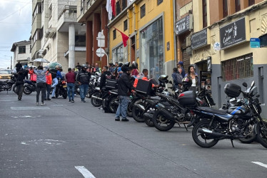 La protesta está liderada por los repartidores de Rappi, quienes iniciaron una lucha en busca de mejoras laborales.