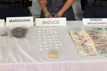 Foto| LA PATRIA  Esto le hallaron a alias Tavo.