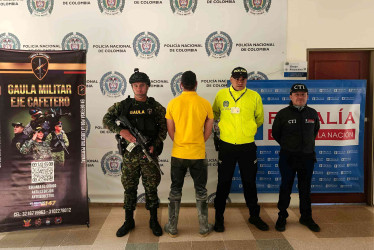 Capturan a joven en municipio del Quindío por matar a un habitante en condición de calle