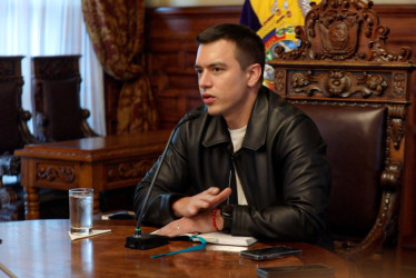 Daniel Noboa, presidente de Ecuador.