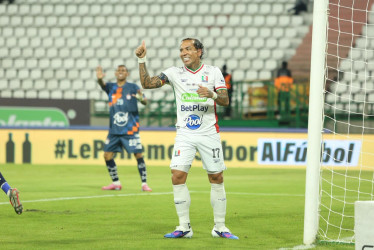 Dayro Moreno llegó a 172 goles con la camiseta del Once Caldas y a 379 en su carrera profesional. Su próxima meta: entrar al 'club de los 400'. El Blanco mejora su fútbol y llegó a 16 puntos en la Liga.