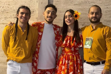 Dueto Prisma puso a Caldas entre los mejores del Concurso Príncipes de la Canción en Ibagué