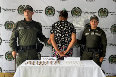 El operativo se realizó en el centro de Armenia durante labores de control y prevención de las autoridades.