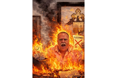 En Pensilvania bromearon con la "quemada" electoral del exalcalde Jorge García, que aspiraba a la Cámara de Representantes y era respaldado por Luis Alberto Franco.