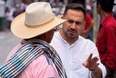 Brayan David Salazar, candidato a la Cámara por Caldas. 