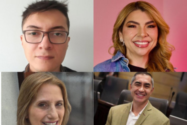 Luis Carlos Rúa Sánchez, María Irma Noreña Arboleda, María Eugenia Londoño Ocampo y Wílder Escobar Ortiz, senadores electos para el Congreso de la República.