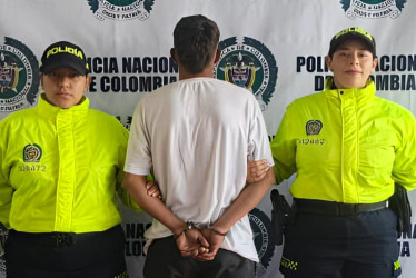 Capturan a dos personas en municipio del Quindío por tentativa de feminicidio y hurto calificado