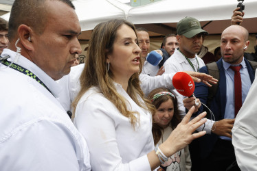 Paloma Valencia, senadora y candidata del Centro Democrático a la Presidencia de Colombia.