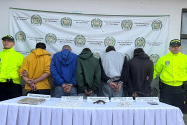 Operativos de la Policía en Armenia y Montenegro dejaron capturas por estupefacientes y acciones preventivas en varios sectores del Quindío.