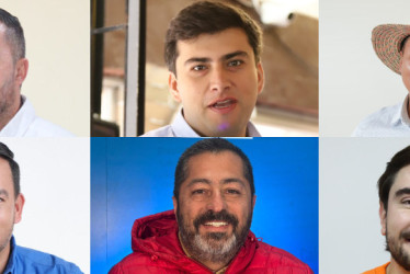 Manuel Correa, Mateo Hidalgo, Carlos Mario Calvo, Juan Manuel Londoño, Octavio Cardona y Santiago Osorio. 