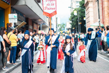 La Semana Mayor en Pereira es un espacio para que niños y jóvenes participen en los actos litúrgicos. 