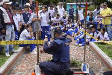 Fotos| Alcaldía | LA PATRIA El compromiso en Caldas es por un territorio libre de minas que permita caminar tranquilos.