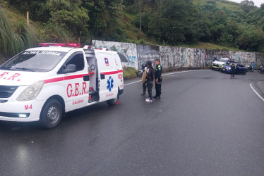 El accidente lo atendió el GER.