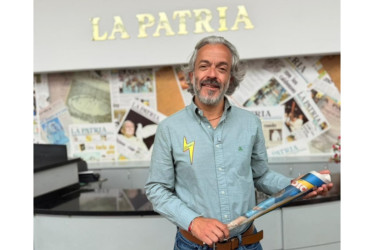 El candidato presidencial, Juan Daniel Oviedo, visitó Manizales y estuvo en LA PATRIA el pasado domingo, 5 de abril. 