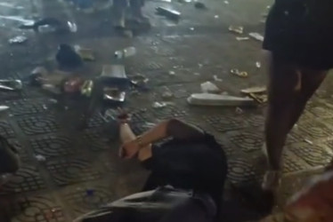 En desmanes terminó un concierto del cumpleaños de un municipio del Centrosur de Caldas.