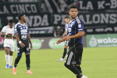 Frank Fabra, lateral izquierdo de Deportivo Independiente Medellín, experiencia en el Poderoso para la Copa Libertadores 2026. Los paisas debutan en el torneo continental.